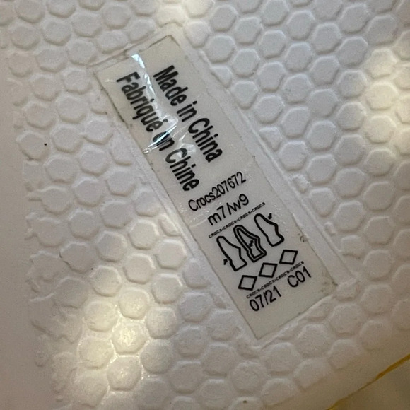 CROCS X Free & Easy Slides Jibbitz Not Included Male 7 Women 9 - Picture 8 of 11